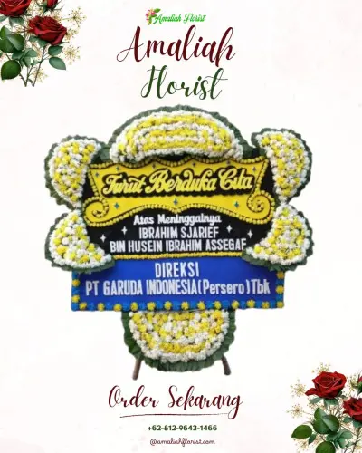 Papan Bunga Duka di Sayang-sayang