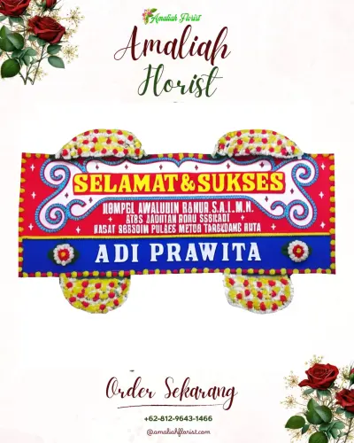 Karangan Bunga Ucapan Selamat di Sayang-sayang